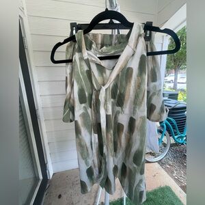 Unique Green Halter Set